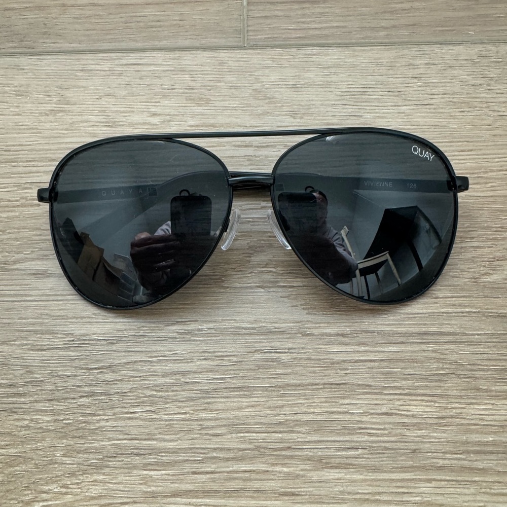 Quay Australia Overiszed Aviator Sunglasses